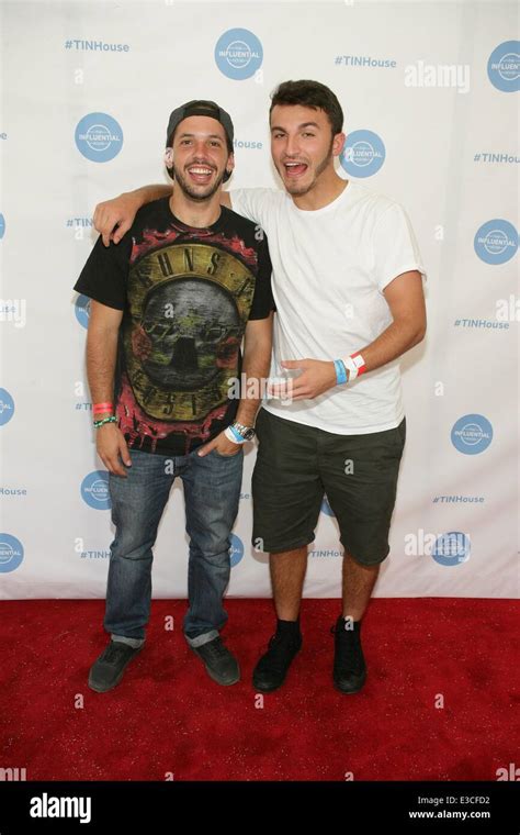 zane hijazi getty images|Zane Hijazi and Heath Hussar pose for a photo with friends .